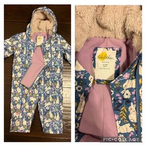 Baby Boden snow suit 12-18 months new wore a couple of times